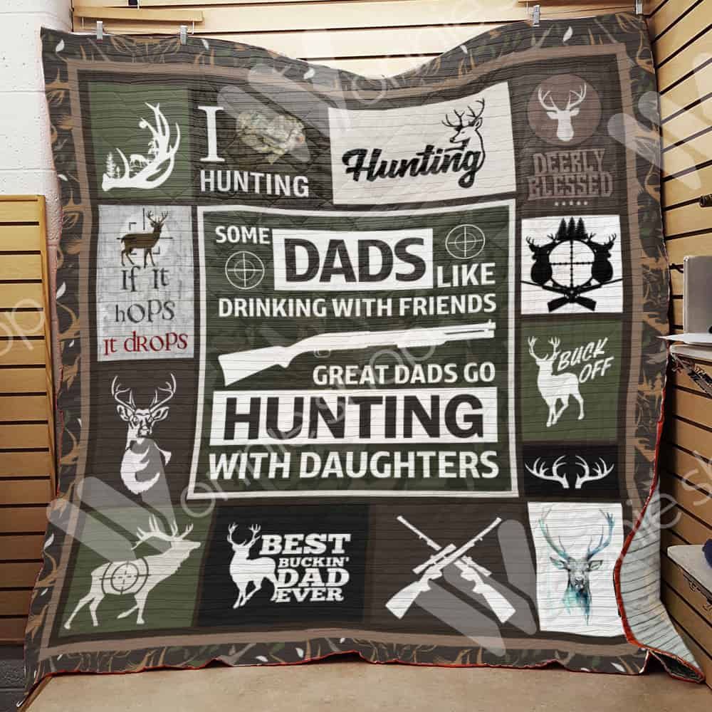 Hunting Dad Quilt Blanket DHC1102376TD