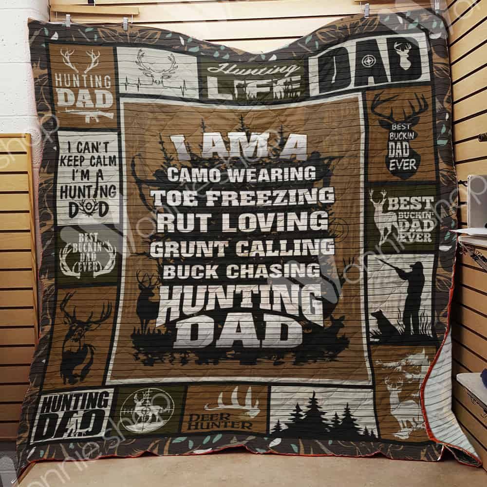 Hunting Dad Quilt Blanket DHC1102379TD