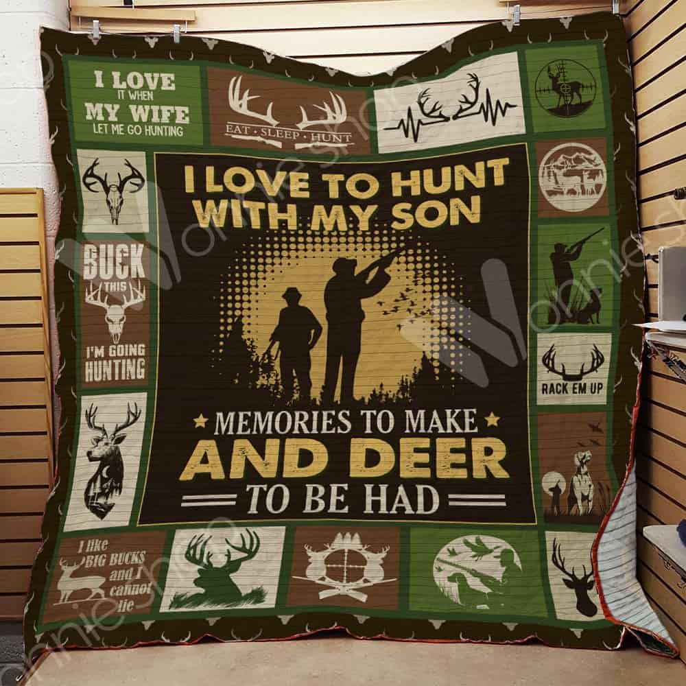 Hunting Dad Quilt Blanket DHC1102399TD