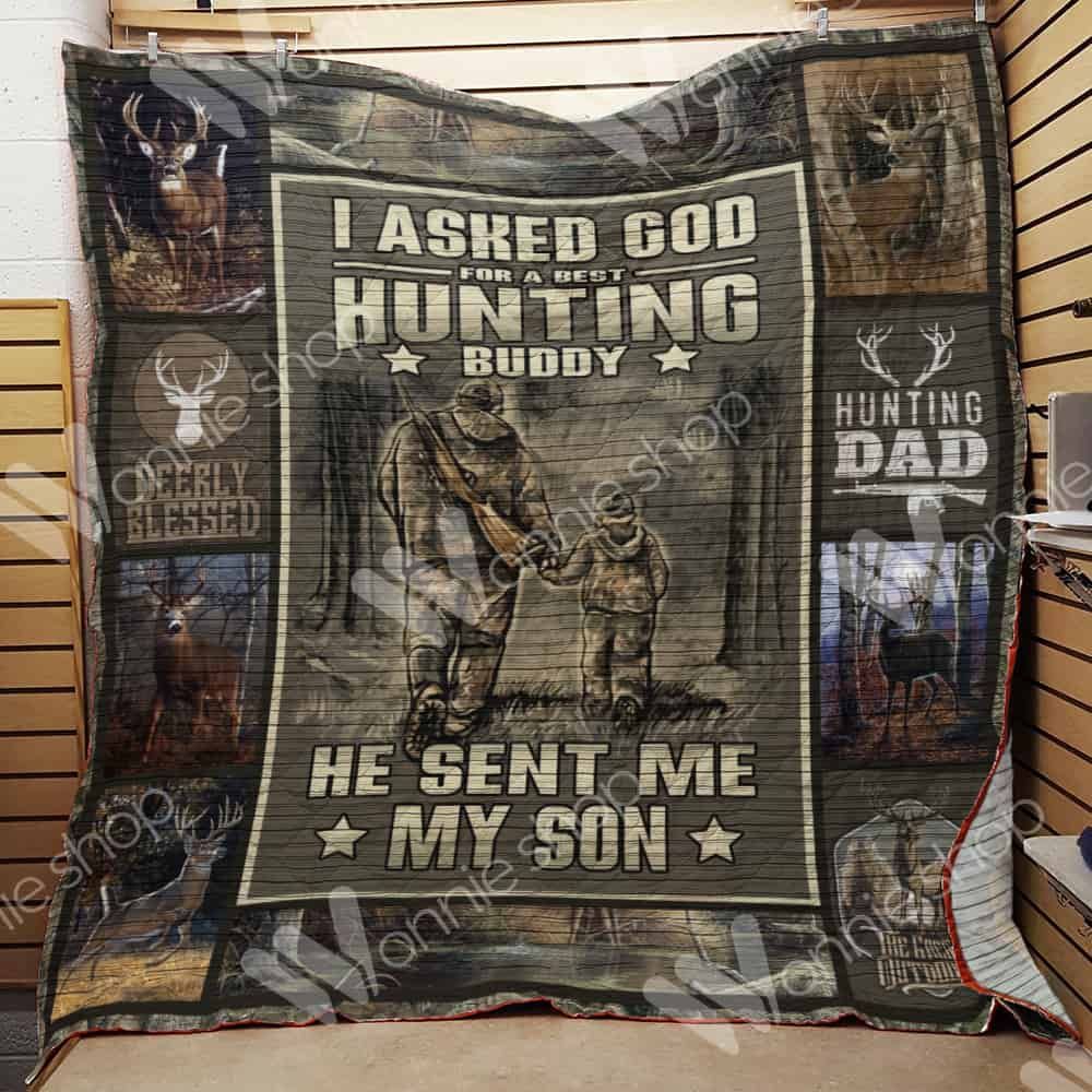 Hunting Dad Quilt Blanket DHC1102400TD
