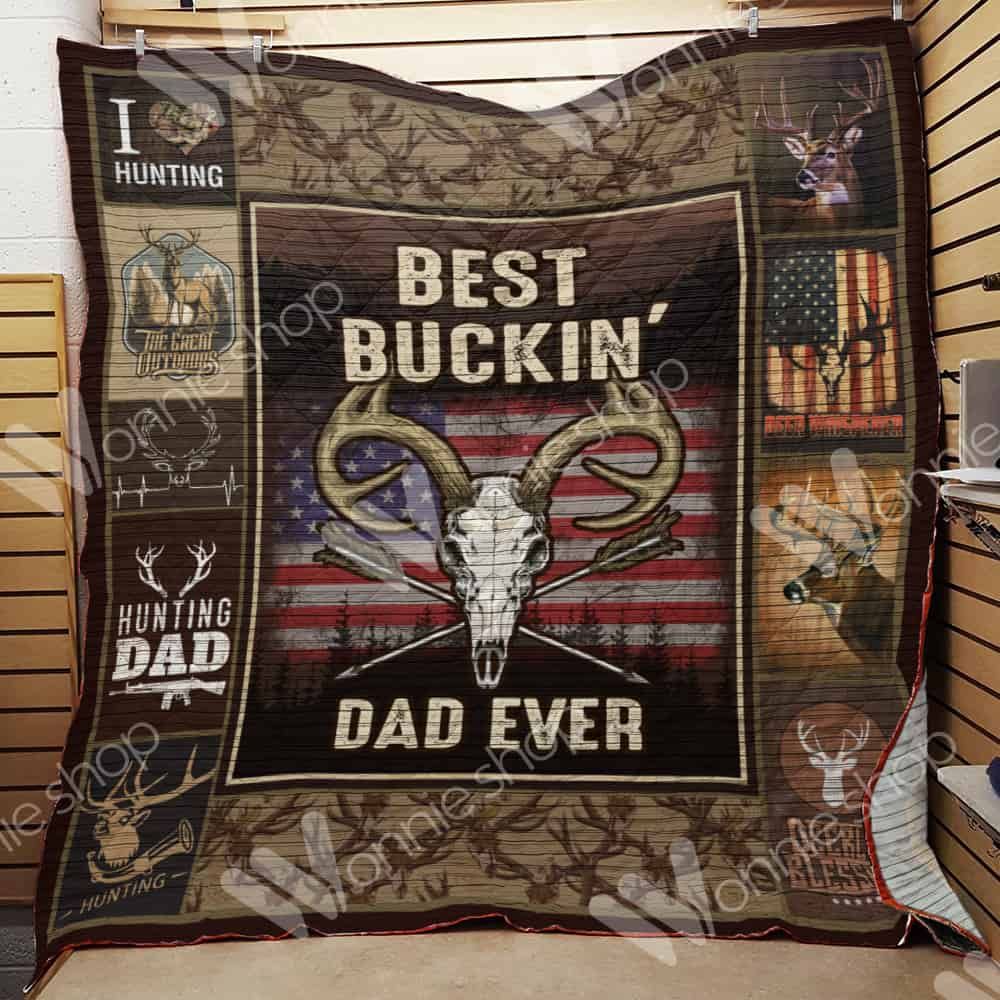 Hunting Dad Quilt Blanket DHC1102416TD