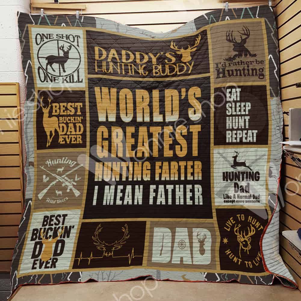 Hunting Dad Quilt Blanket DHC1102450TD