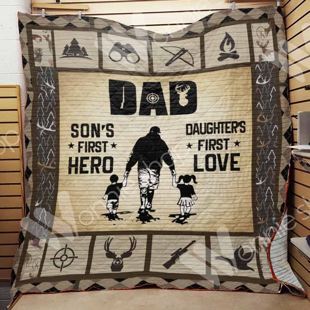 Hunting Dad Quilt Blanket DHC1102452TD
