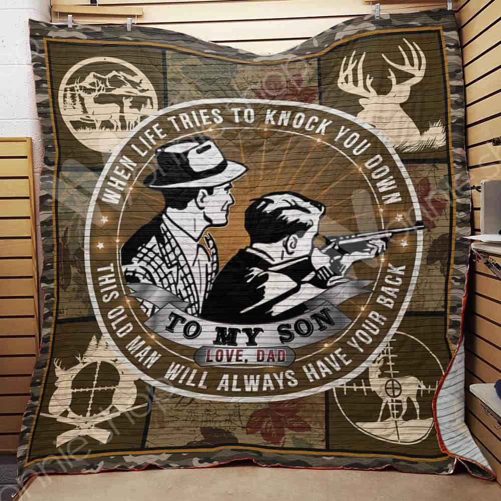 Hunting Dad Quilt Blanket DHC1102459TD