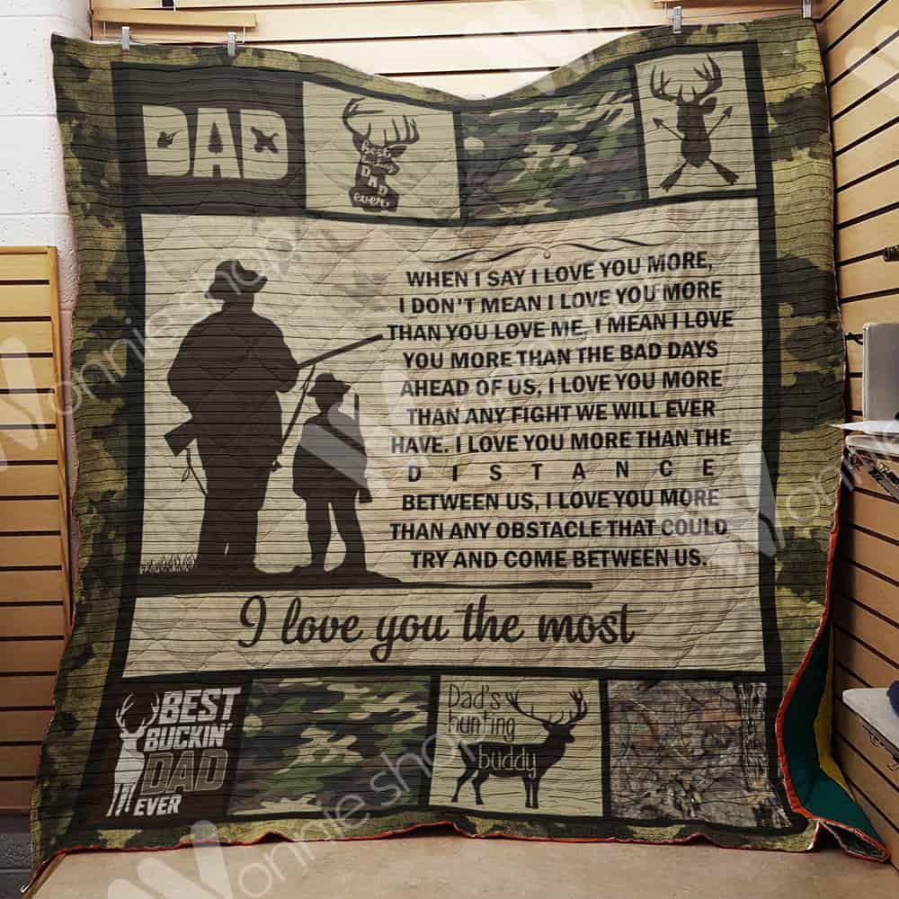 Hunting Dad Quilt Blanket DHC1102468TD