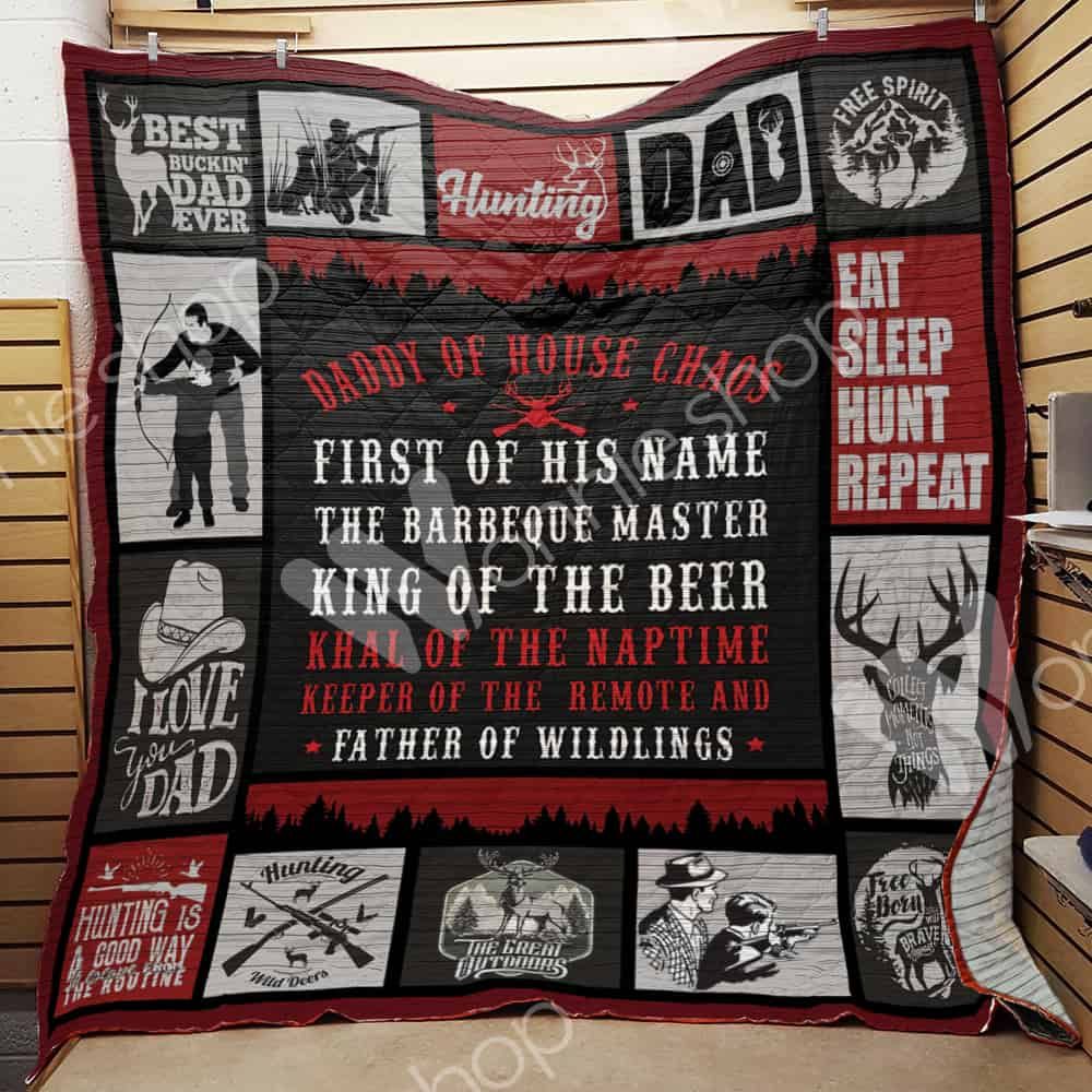 Hunting Dad Quilt Blanket DHC1102483TD