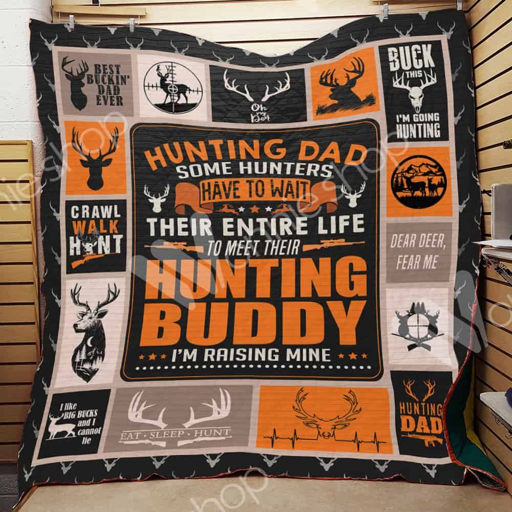 Hunting Dad Quilt Blanket DHC1102495TD