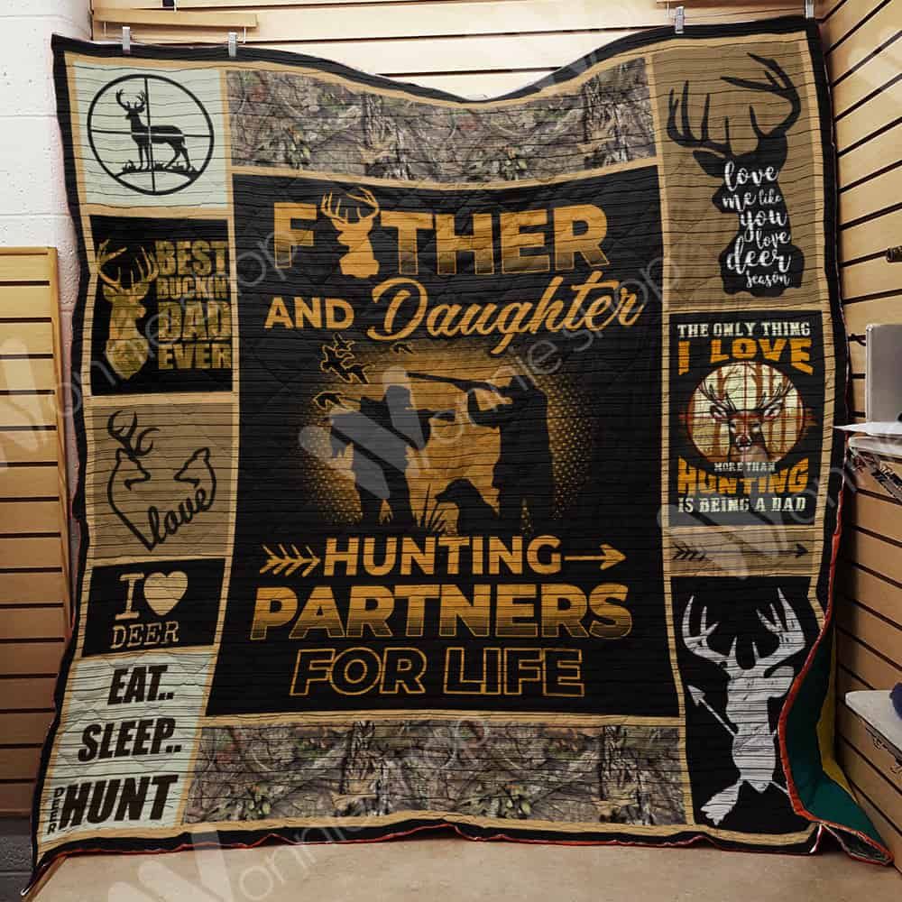 Hunting Dad Quilt Blanket DHC1102583TD