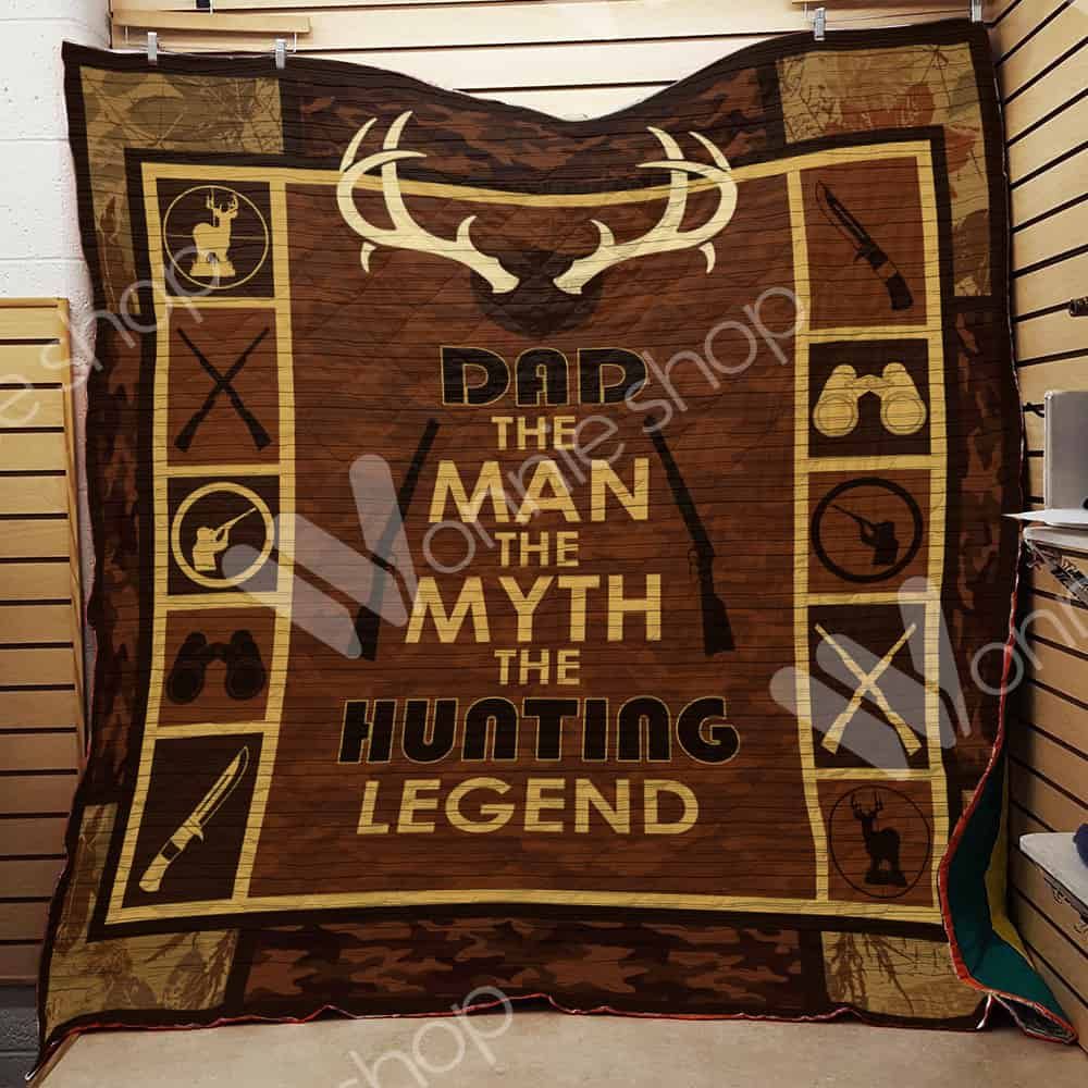 Hunting Dad Quilt Blanket DHC1102587TD
