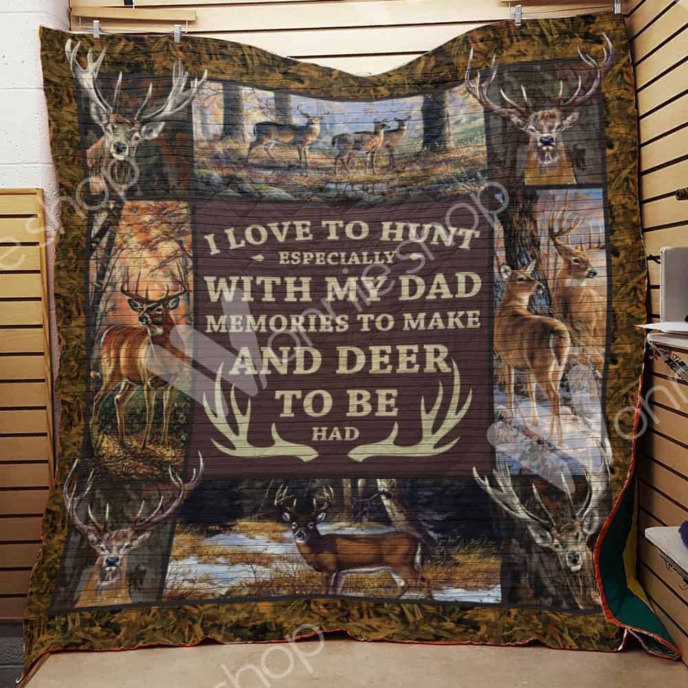 Hunting Dad Quilt Blanket DHC1102642TD
