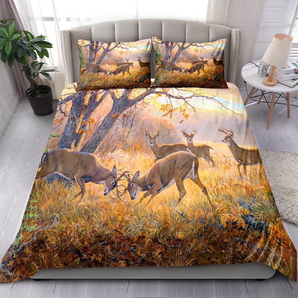 Hunting Deer Autumn Bedding Set