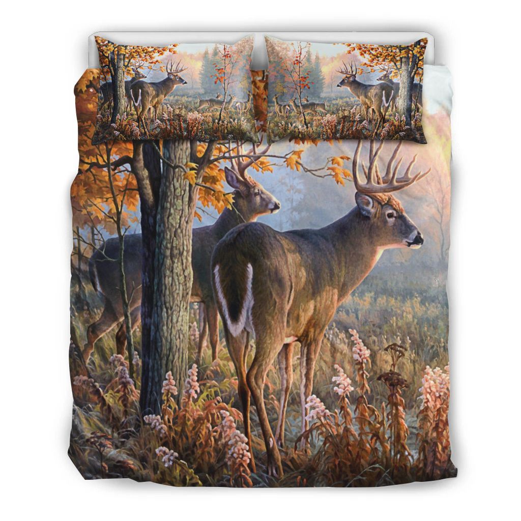 Hunting Deer Autumn Bedding Set