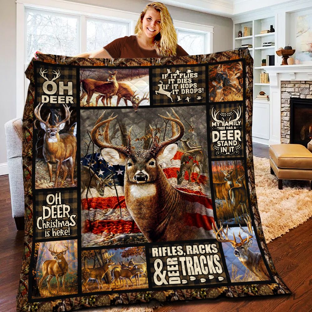 Hunting Deer BBB1710201NB Quilt Blanket
