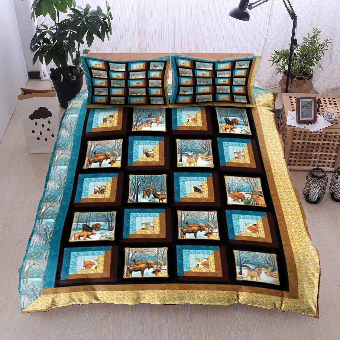 Hunting Deer Bedding Set