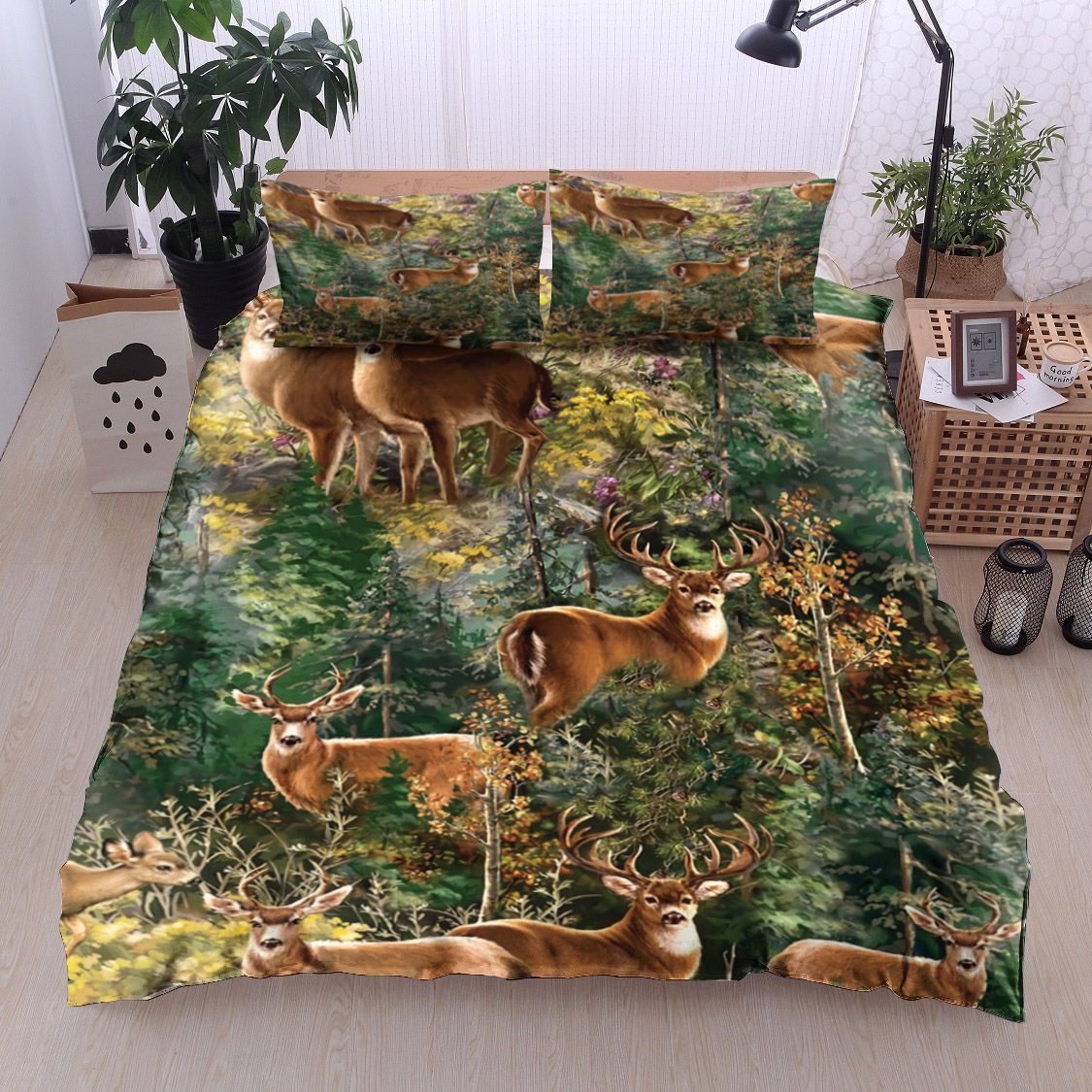 Hunting Deer Bedding Set