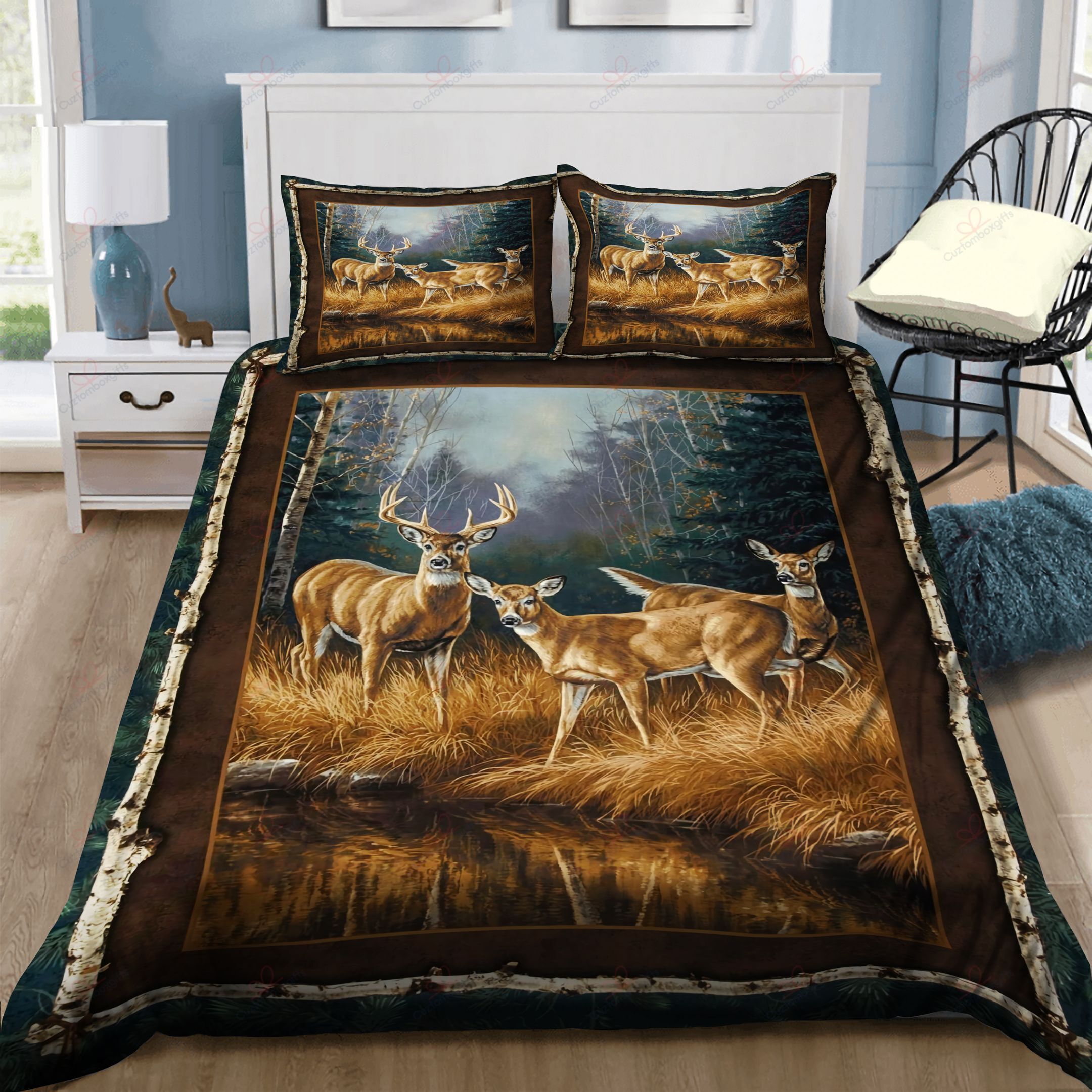Hunting Deer Bedding Set