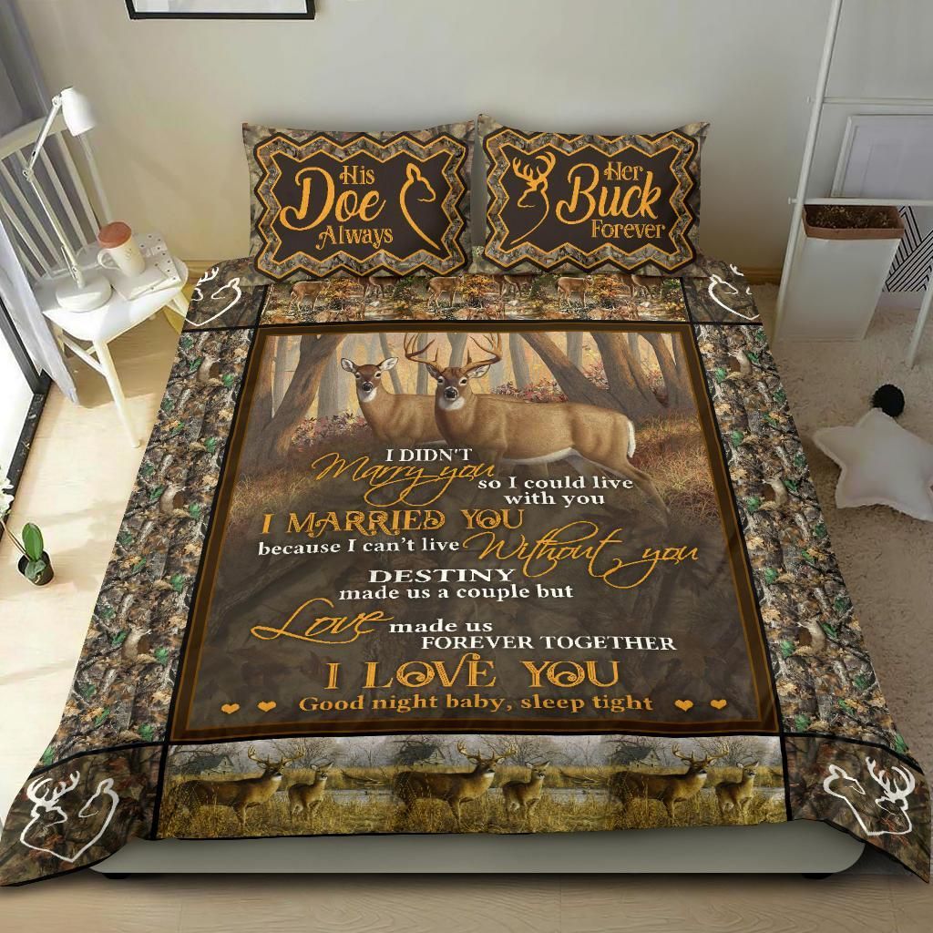 Hunting Deer Bedding Set