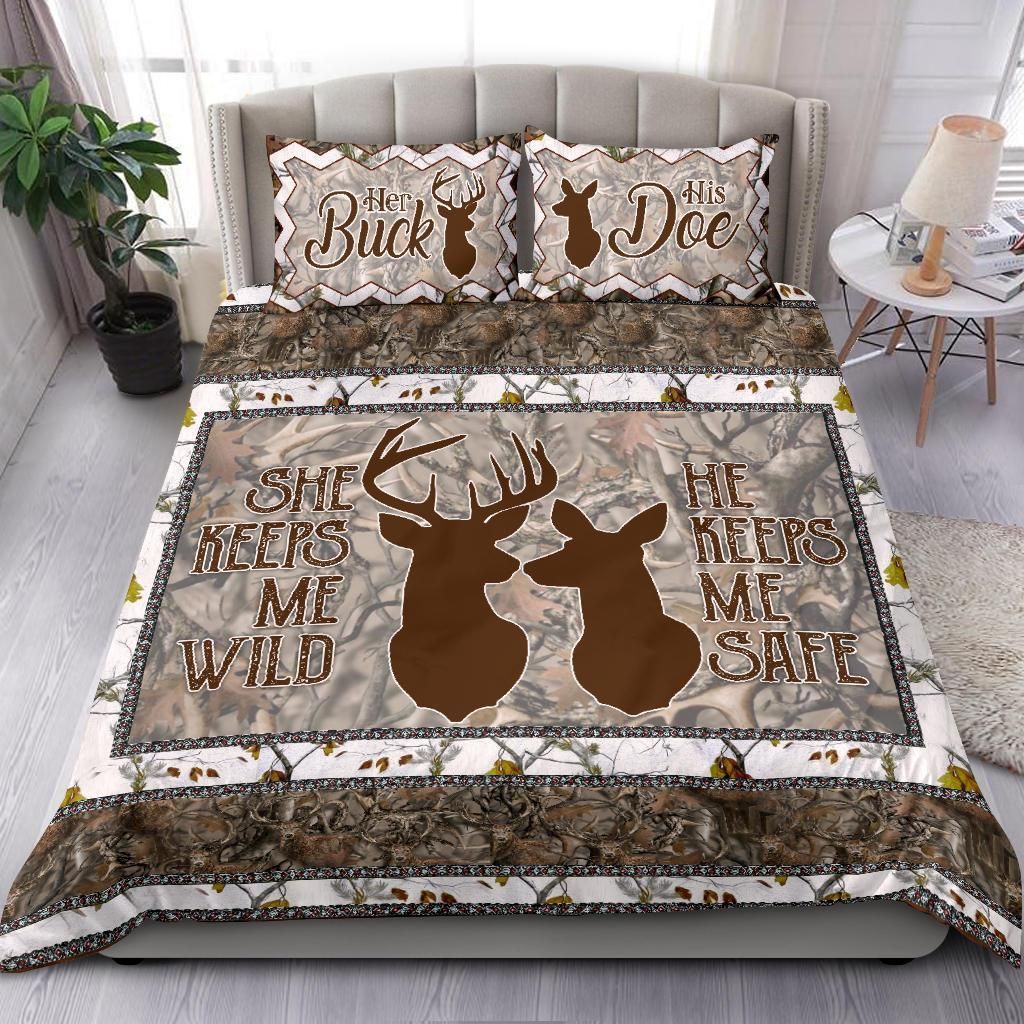 Hunting Deer Bedding Set