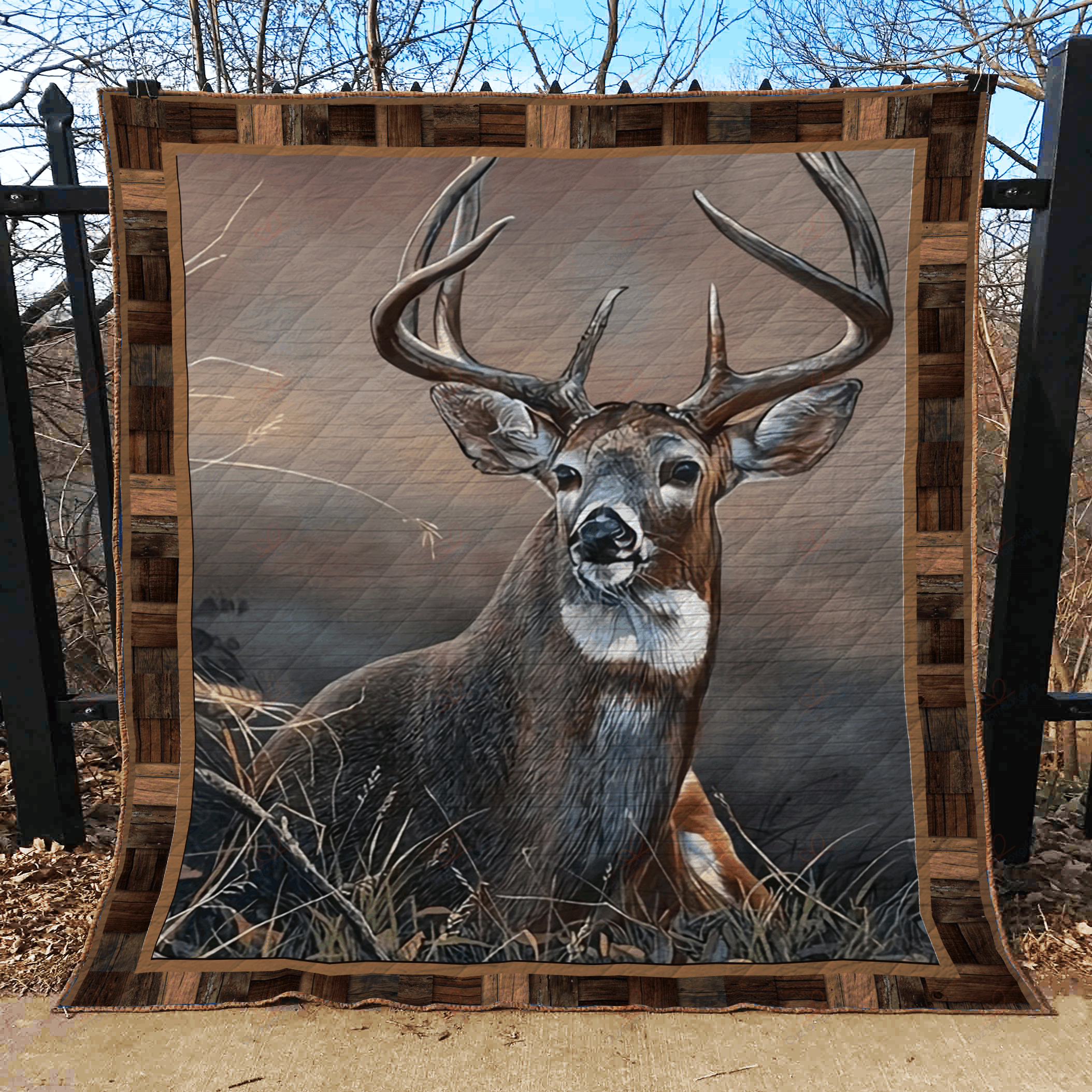 Hunting Deer NC1911500CL Quilt Blanket