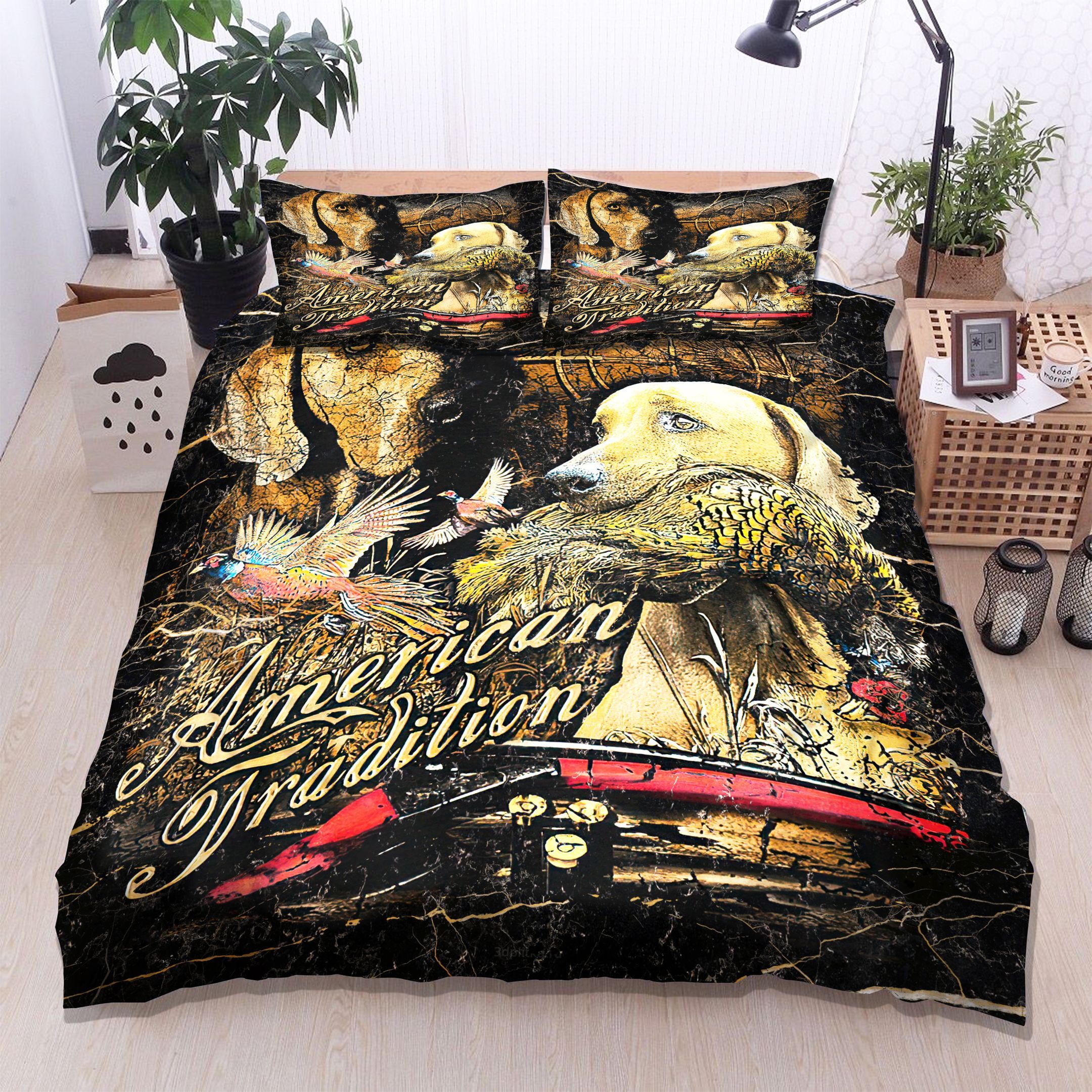 Hunting Dog Bedding Set