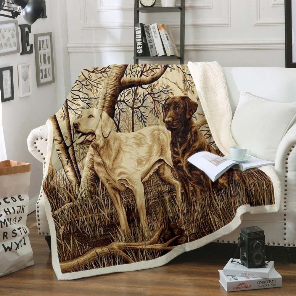 Hunting Dog Sherpa Fleece