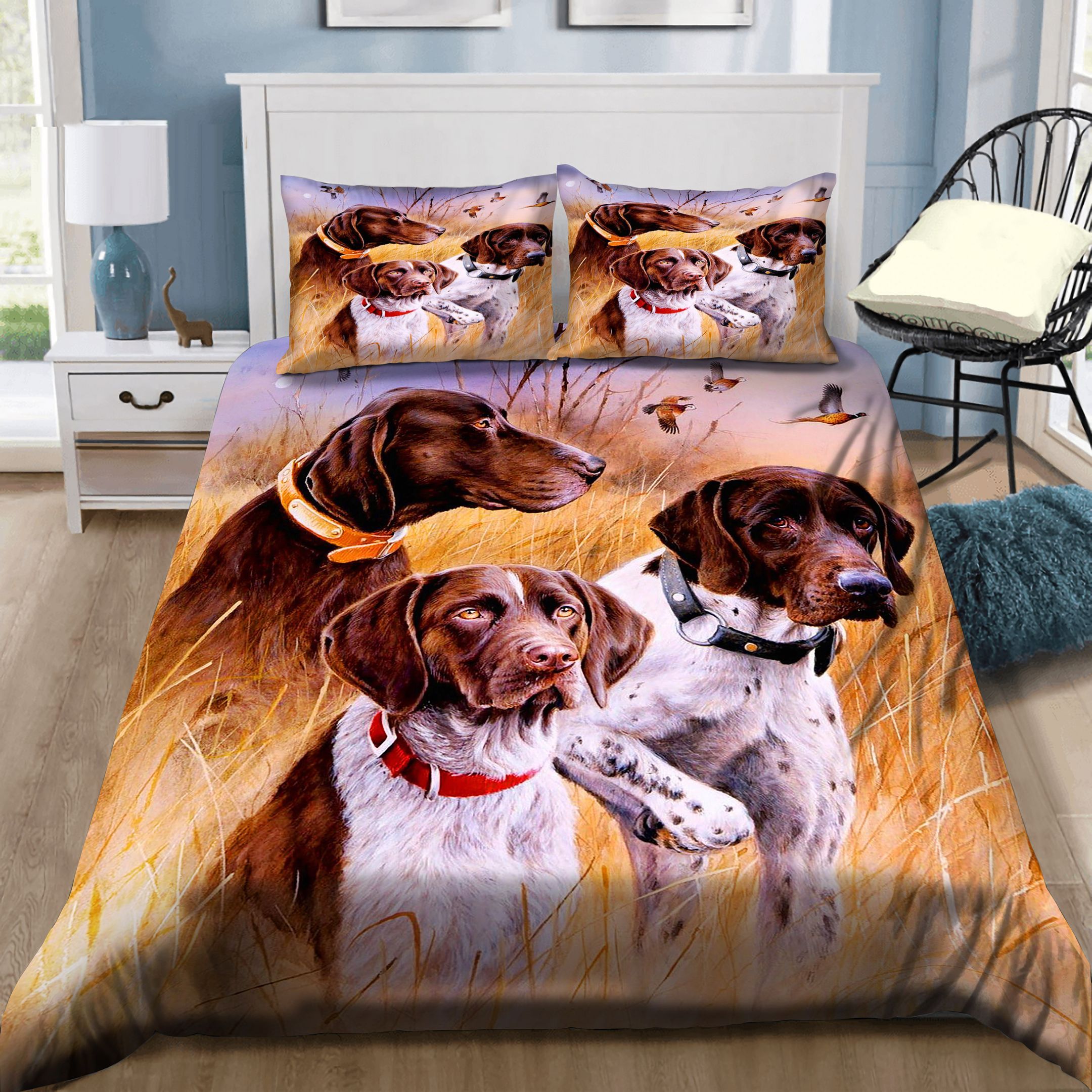 Hunting Dog Bedding Set