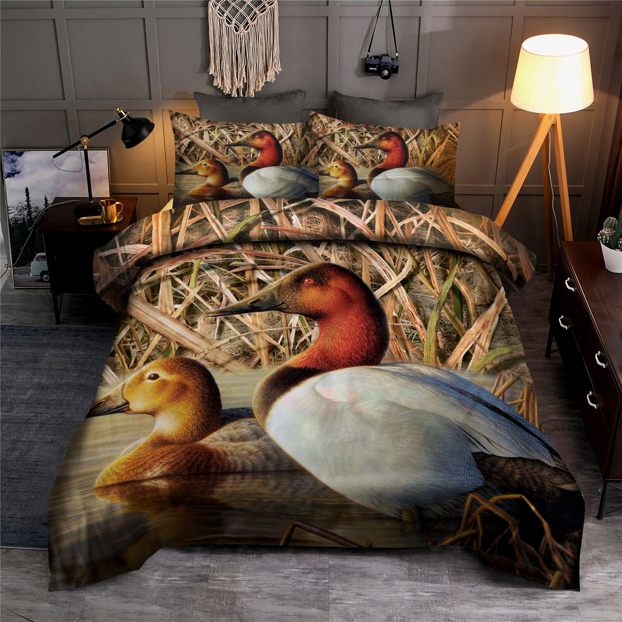 Hunting Duck Art Bedding Set