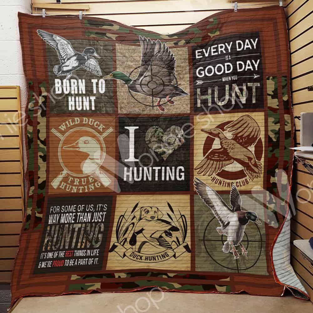 Hunting Duck Quilt Blanket DHC1102331TD
