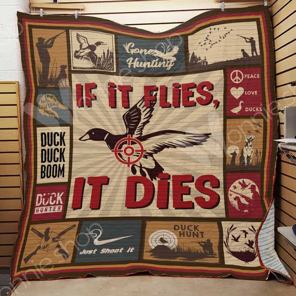 Hunting Duck Quilt Blanket DHC1102433TD