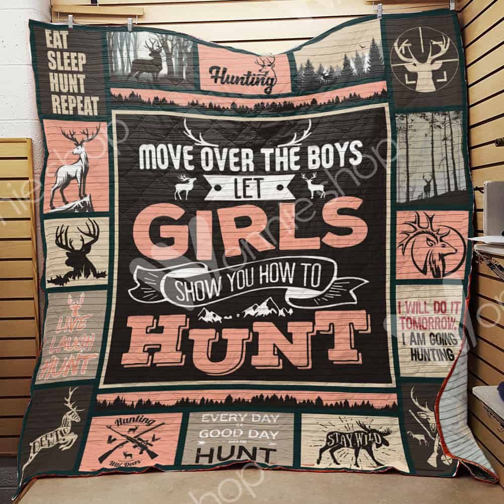 Hunting Girl Quilt Blanket DHC03021116TD