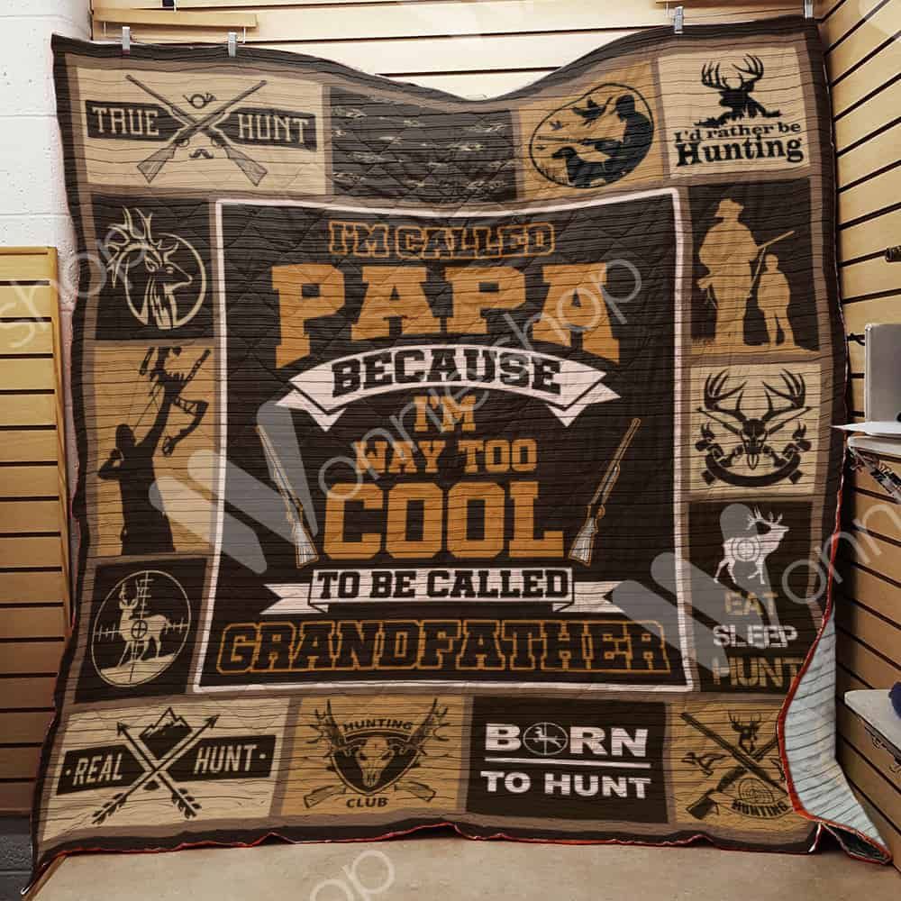 Hunting Grandpa Quilt Blanket DHC03021166TD
