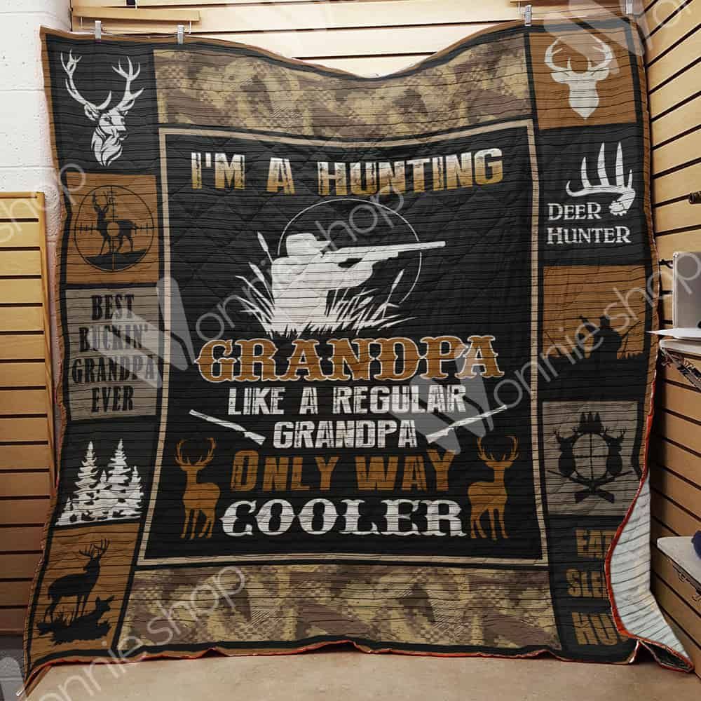 Hunting Grandpa Quilt Blanket DHC1002973TD
