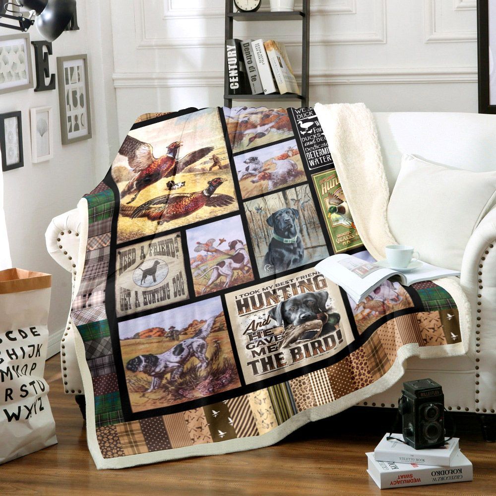 Hunting Sherpa Fleece Blanket