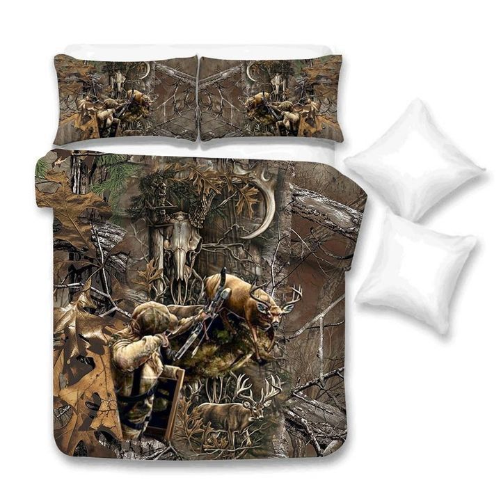 Hunting In The Forest Fashion Soft Bedding Set