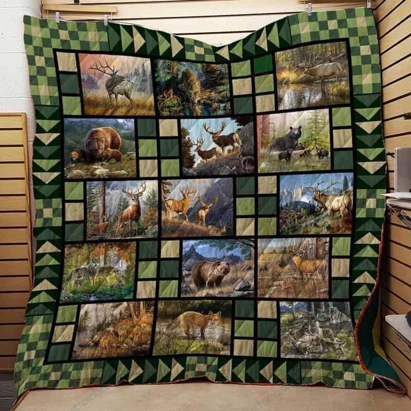 Hunting LD2109110CL Quilt Blanket
