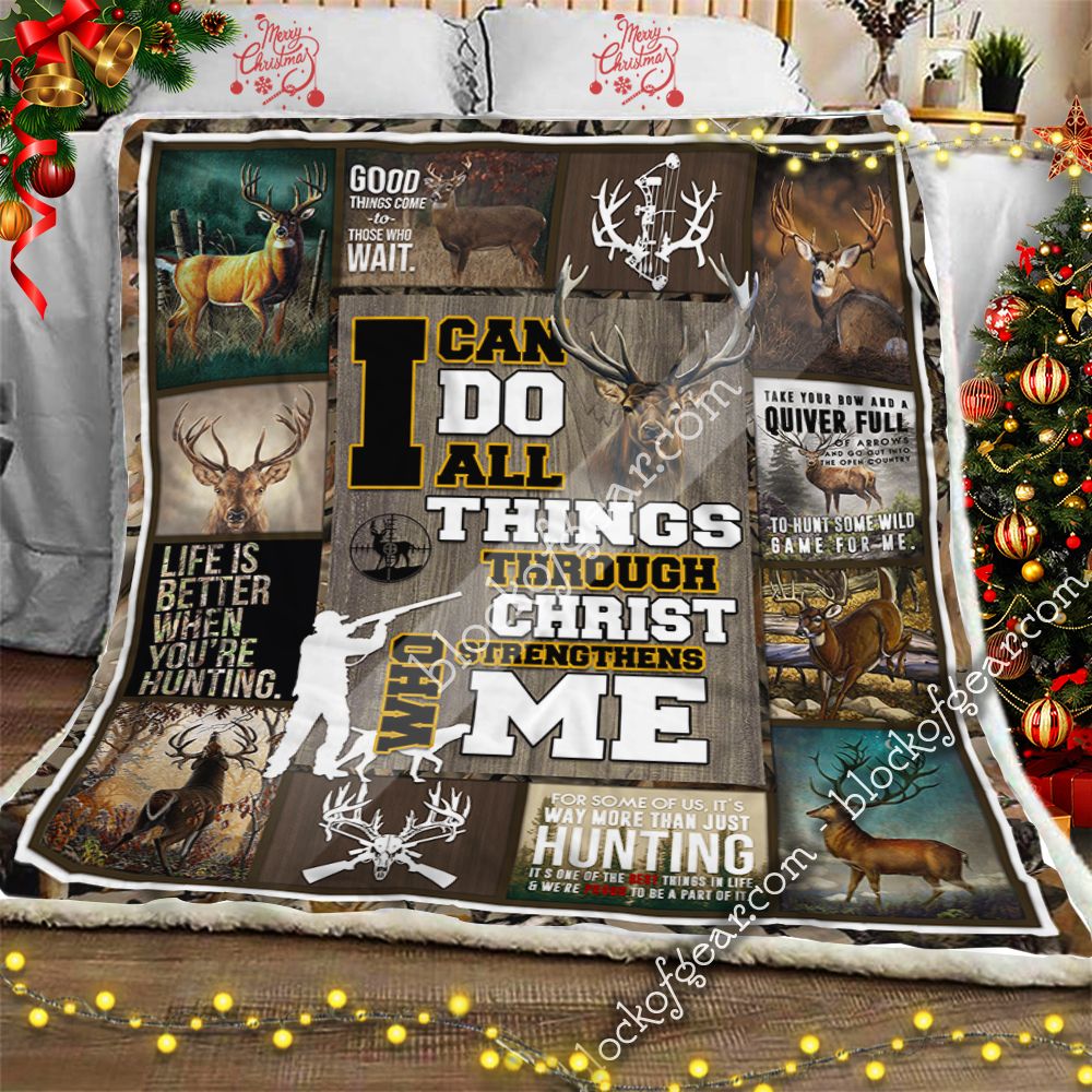 Hunting Fleece Blanket