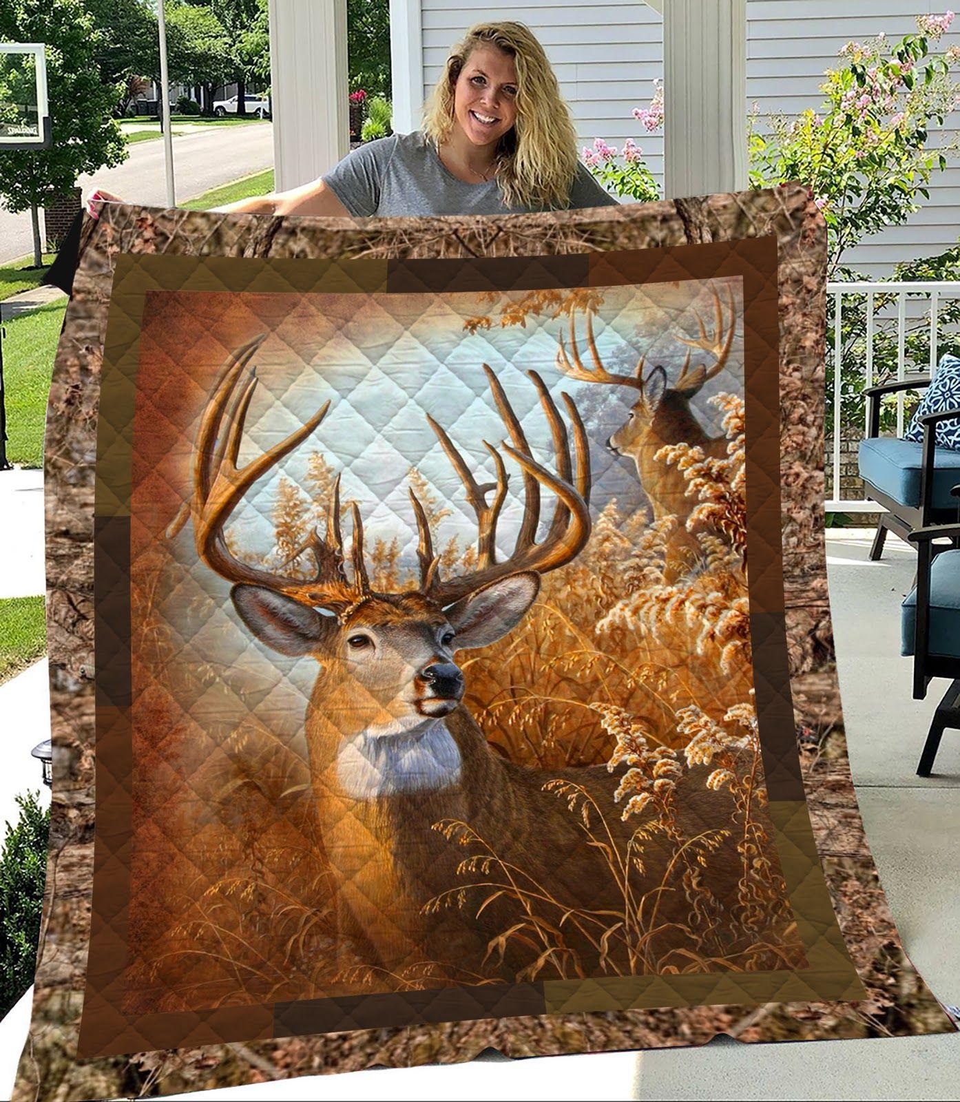 Hunting Love Parrots Like GS-CL-DT0107 Quilt Blanket