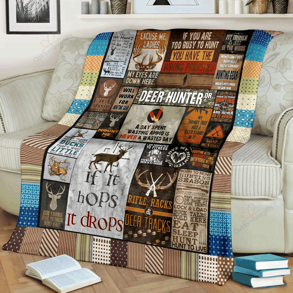 Hunting Fleece Blanket