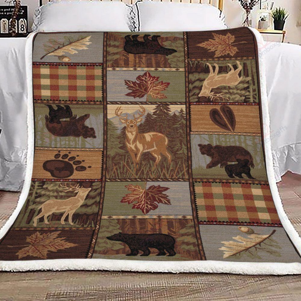 Hunting Fleece Blanket