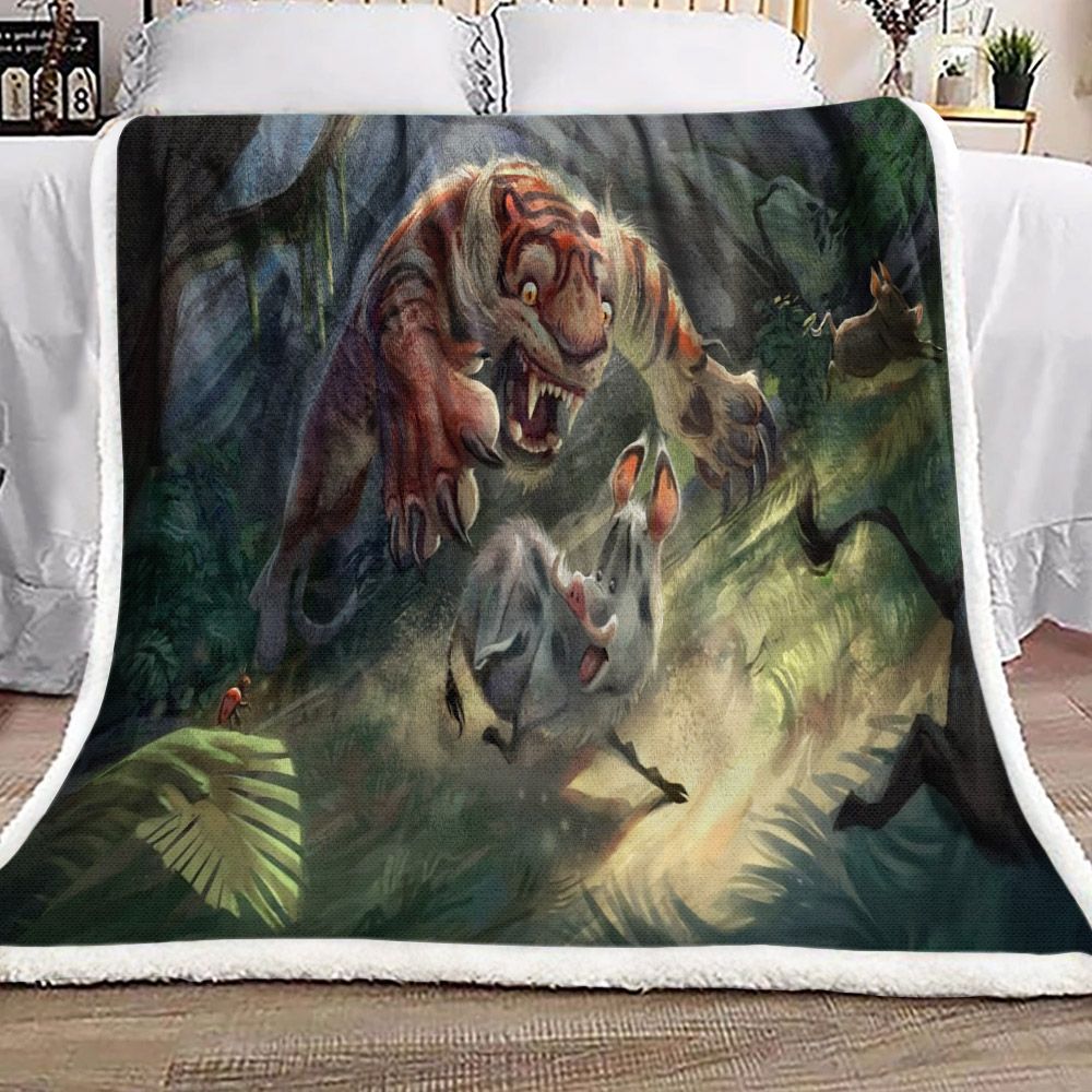 Hunting Pig Sherpa Fleece Blanket
