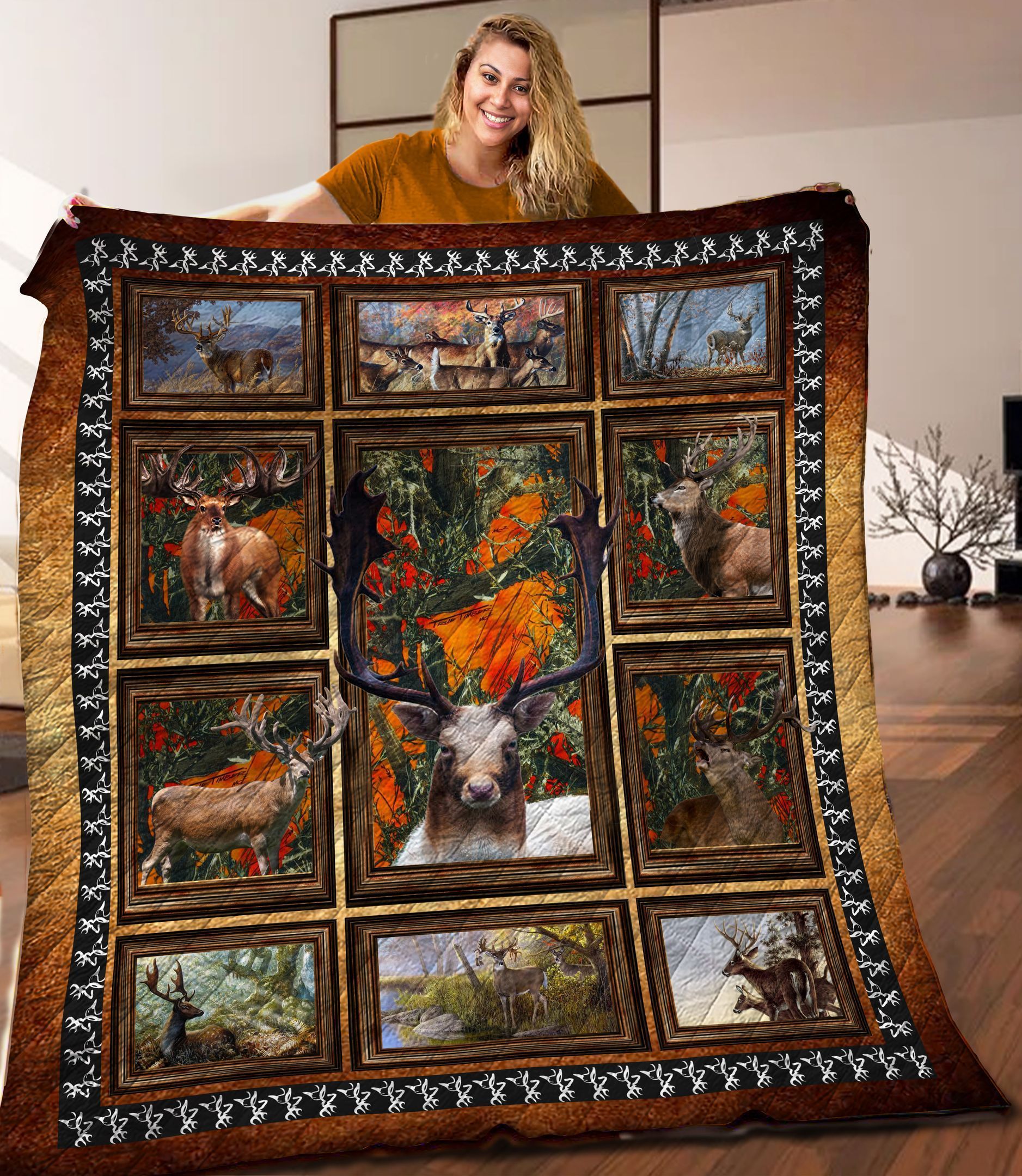 Hunting Quilt Blanket C9B020305MI