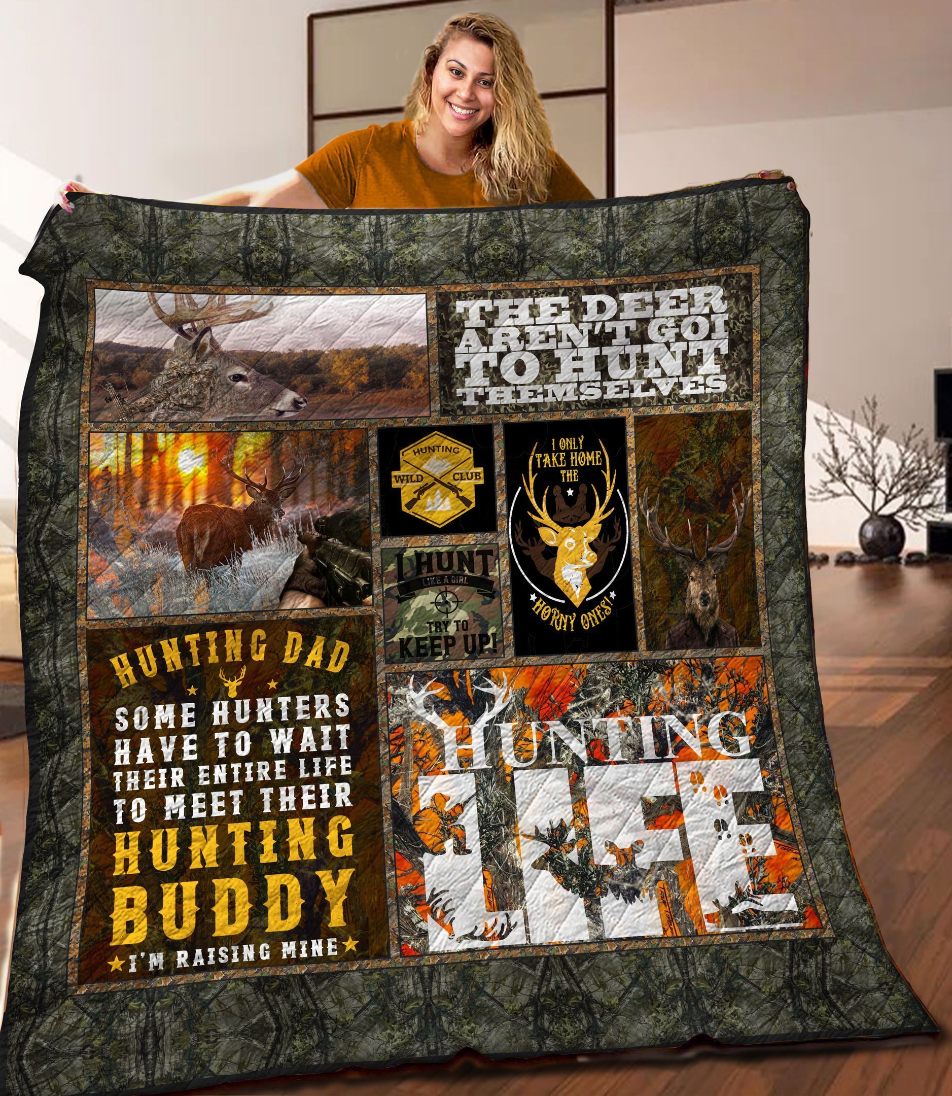 Hunting Quilt Blanket C9B020306MI