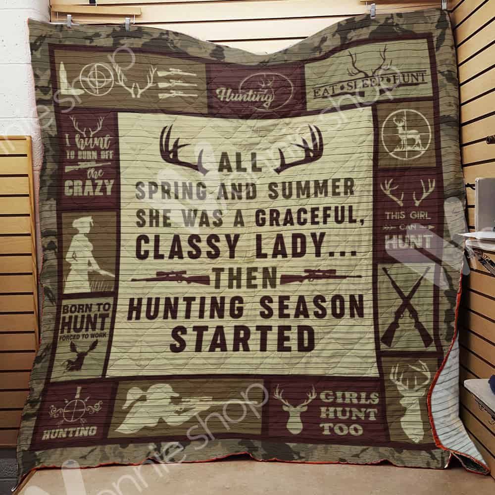 Hunting Quilt Blanket DHC110271TD