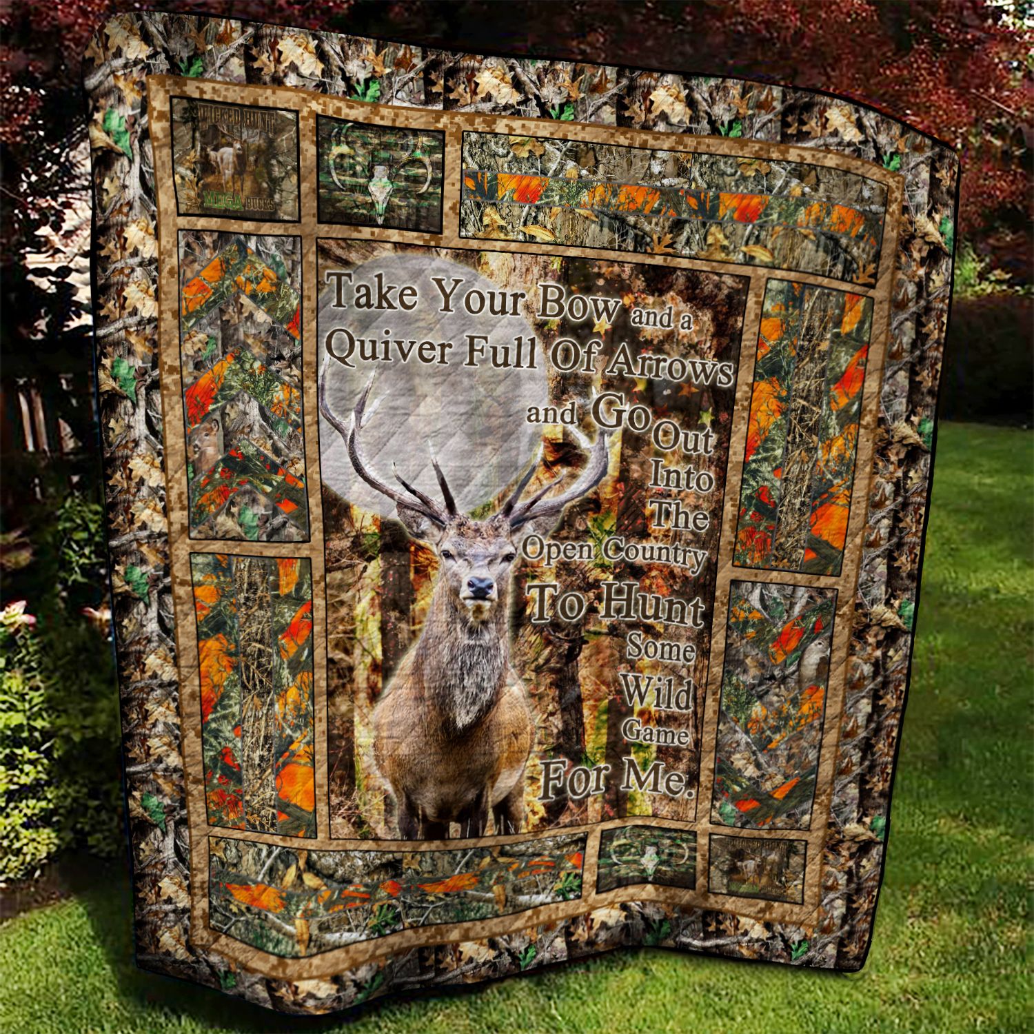 Hunting Quilt Blanket MMM150604MI