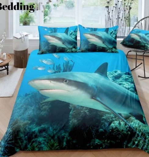Hunting Shark Bedding Set