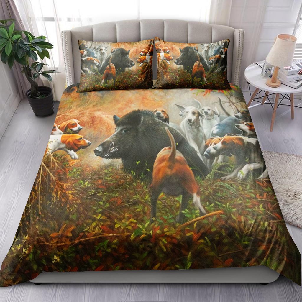 Hunting Wild Board Bedding Set