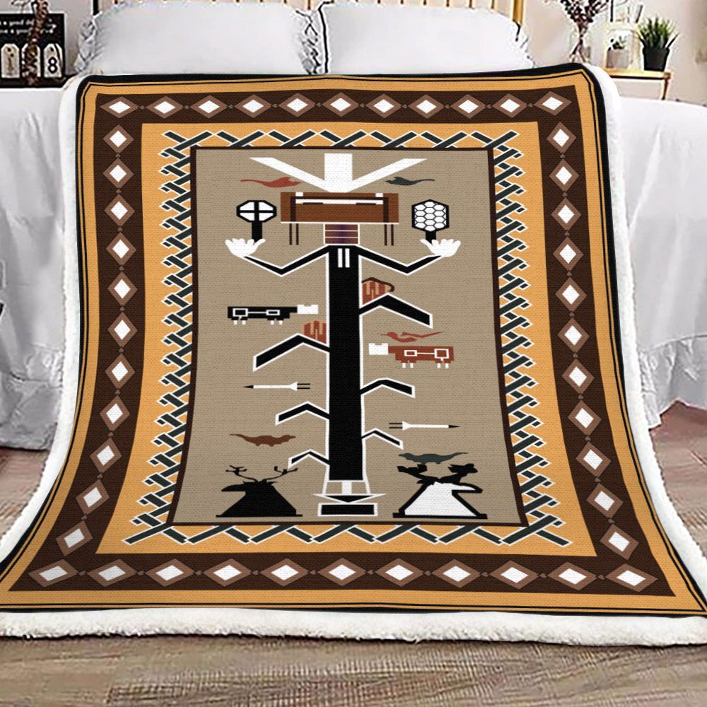 Hunting Sherpa Fleece Blanket