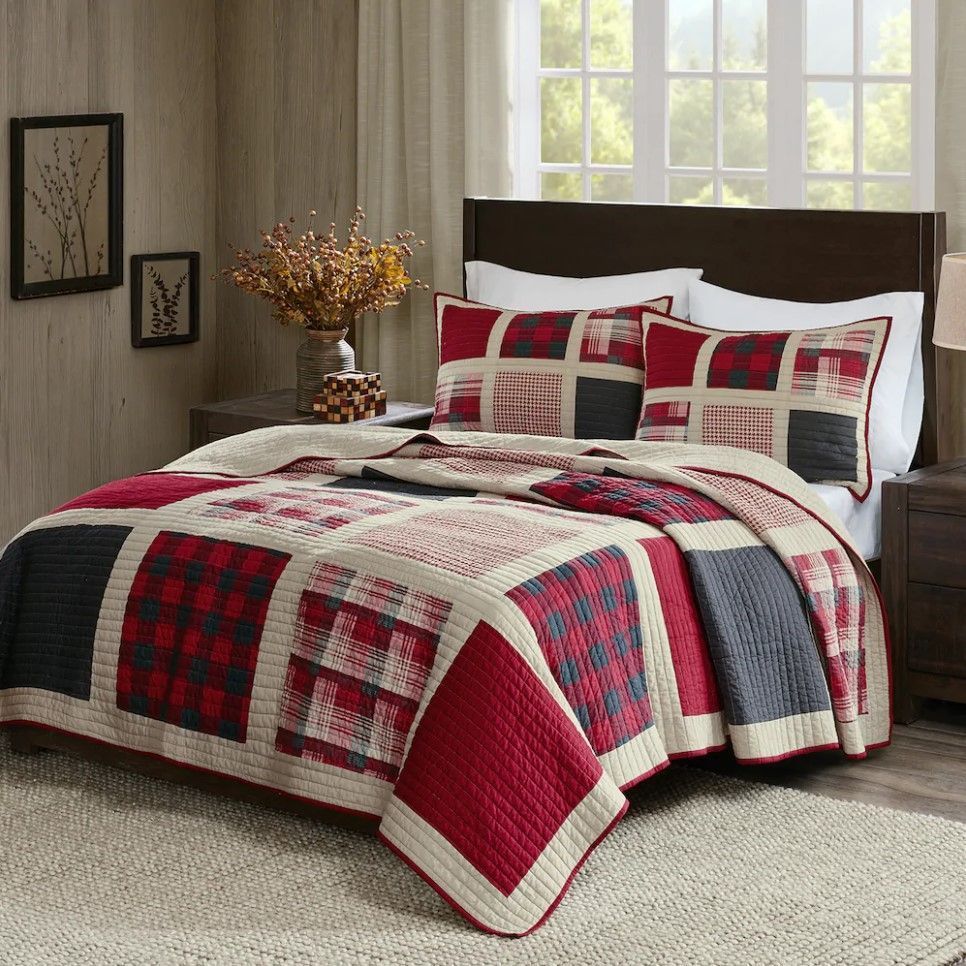 Huntington Plaid Bedding Set