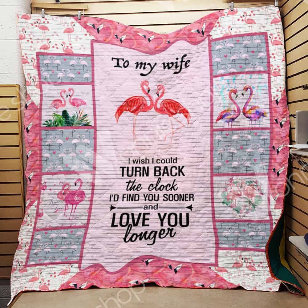 Husband And Wife Flamingo Quilt Blanket DHC1102839TD