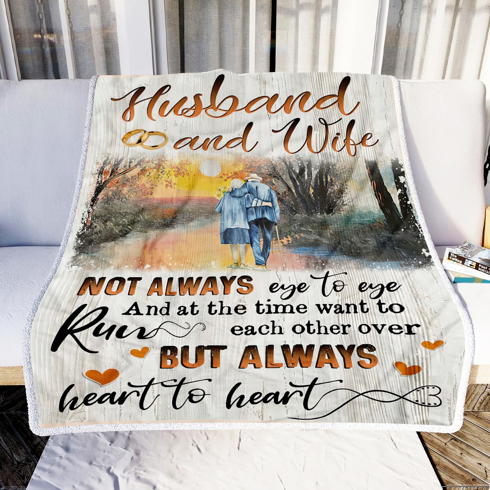 Husband And Wife Not Always Fleece Blanket